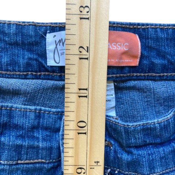 Just My Size Jeans Classic Denim Medium Blue Stretch Mid Rise Straight Legs, 18W - Picture 7 of 9